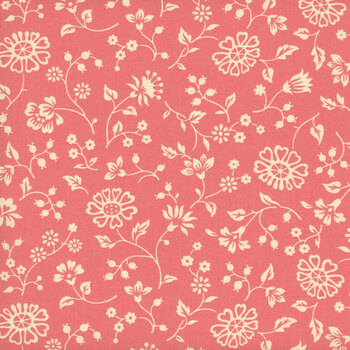 Petals and Polka Dots 3082-16 Berry by Bunny Hill Designs for Moda Fabrics, Image
