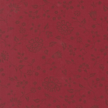 Petals and Polka Dots 3082-20 Rose by Bunny Hill Designs for Moda Fabrics, Image