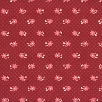 Petals and Polka Dots 3083-20 Rose by Bunny Hill Designs for Moda Fabrics, Image