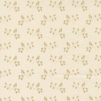 Petals and Polka Dots 3085-23 Lace-Linen by Bunny Hill Designs for Moda Fabrics, Image