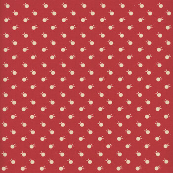 Petals and Polka Dots 3086-19 Rose by Bunny Hill Designs for Moda Fabrics, Image