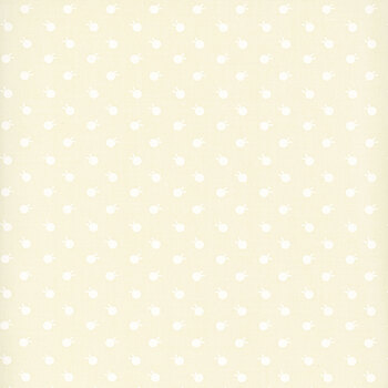 Petals and Polka Dots 3086-31 Lace-White by Bunny Hill Designs for Moda Fabrics, Image