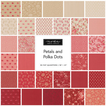 Petals and Polka Dots  30 FQ Set by Bunny Hill Designs for Moda Fabrics - RESERVE, Image