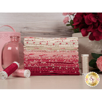 Petals and Polka Dots  30 Fat Eighth Set by Bunny Hill Designs for Moda Fabrics - RESERVE, Image