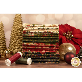 Merry Manor Metallic 2025  26 FQ Set by Moda Fabrics - RESERVE, Image