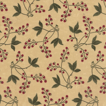Flannel Season 9840-11F Tan by Kansas Troubles Quilters for Moda Fabrics, Image