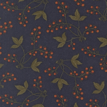 Flannel Season 9840-14F Indigo by Kansas Troubles Quilters for Moda Fabrics, Image