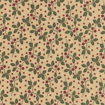 Flannel Season 9841-11F Tan by Kansas Troubles Quilters for Moda Fabrics, Image