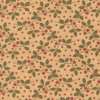 Flannel Season 9841-11F Tan by Kansas Troubles Quilters for Moda Fabrics, Image