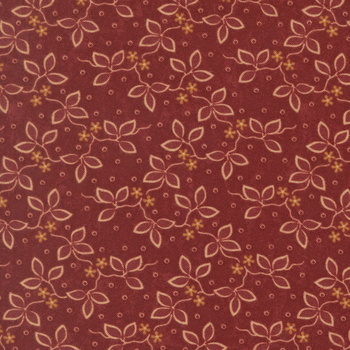 Flannel Season 9841-13F Barn Red by Kansas Troubles Quilters for Moda Fabrics, Image