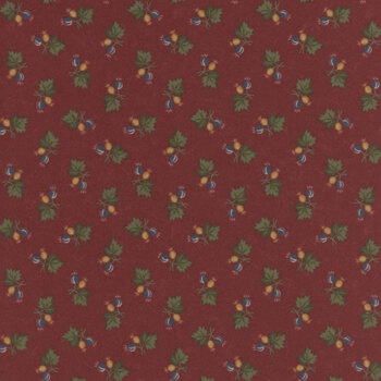 Flannel Season 9843-13F Barn Red by Kansas Troubles Quilters for Moda Fabrics, Image
