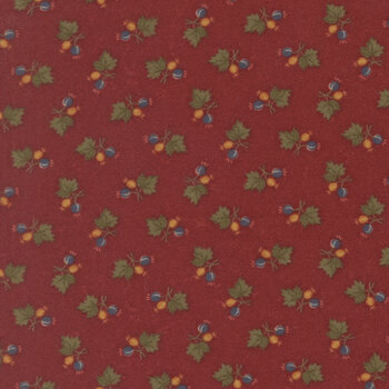 Flannel Season 9843-13F Barn Red by Kansas Troubles Quilters for Moda Fabrics, Image