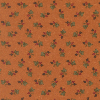 Flannel Season 9843-17F Pumpkin by Kansas Troubles Quilters for Moda Fabrics, Image
