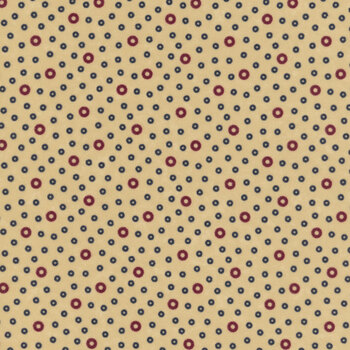 Flannel Season 9845-11F Tan by Kansas Troubles Quilters for Moda Fabrics, Image