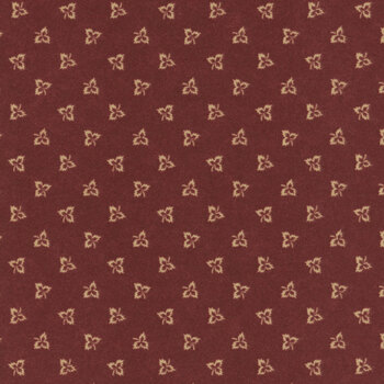 Flannel Season 9846-13F Barn Red by Kansas Troubles Quilters for Moda Fabrics, Image