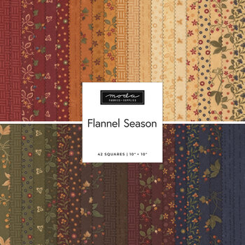 Flannel Season Layer Cake by Kansas Troubles Quilters for Moda Fabrics - RESERVE, Image
