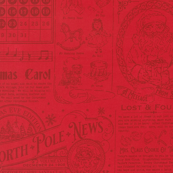 Holiday Cheer 20970-17 Poinsettia by Stacy Iest Hsu for Moda Fabrics, Image