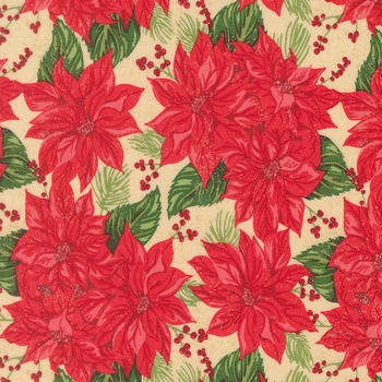 Holiday Cheer 20971-11 Natural by Stacy Iest Hsu for Moda Fabrics, Image