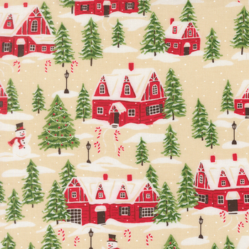 Holiday Cheer 20972-11 Natural by Stacy Iest Hsu for Moda Fabrics, Image