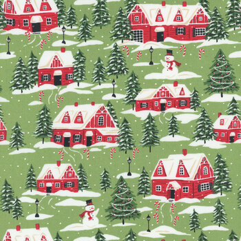 Holiday Cheer 20972-13 Mistletoe by Stacy Iest Hsu for Moda Fabrics, Image