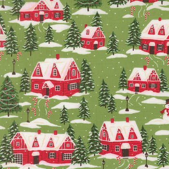 Holiday Cheer 20972-13 Mistletoe by Stacy Iest Hsu for Moda Fabrics, Image