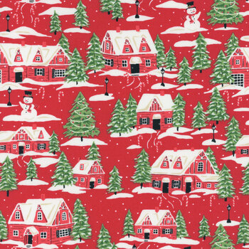 Holiday Cheer 20972-17 Poinsettia by Stacy Iest Hsu for Moda Fabrics, Image