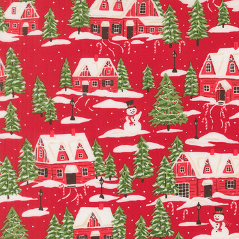 Holiday Cheer 20972-17 Poinsettia by Stacy Iest Hsu for Moda Fabrics, Image