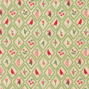 Holiday Cheer 20974-13 Mistletoe by Stacy Iest Hsu for Moda Fabrics, Image