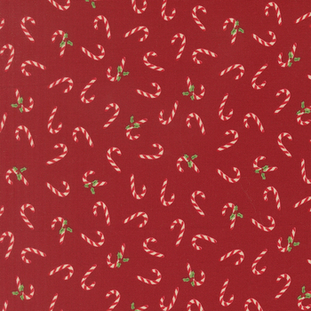 Holiday Cheer 20975-18 Cardinal by Stacy Iest Hsu for Moda Fabrics, Image