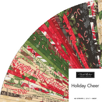 Holiday Cheer  Jelly Roll by Stacy Iest Hsu for Moda Fabrics - RESERVE, Image