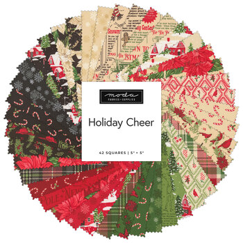 Holiday Cheer  Charm Pack by Stacy Iest Hsu for Moda Fabrics - RESERVE, Image