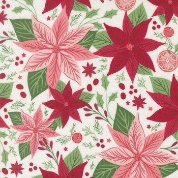 Merrily On High 43210-11 Snow by Sweetfire Road for Moda Fabrics, Image