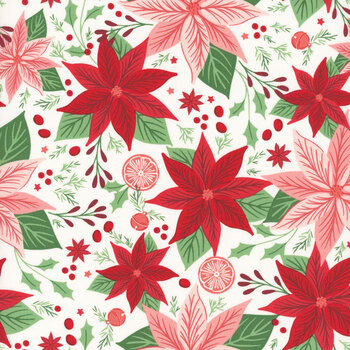 Merrily On High 43210-11 Snow by Sweetfire Road for Moda Fabrics, Image
