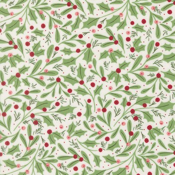 Merrily On High 43211-11 Snow by Sweetfire Road for Moda Fabrics, Image