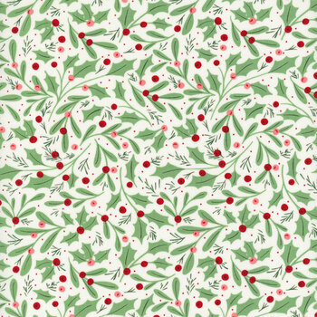 Merrily On High 43211-11 Snow by Sweetfire Road for Moda Fabrics, Image