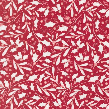 Merrily On High 43211-13 Christmas Red by Sweetfire Road for Moda Fabrics, Image