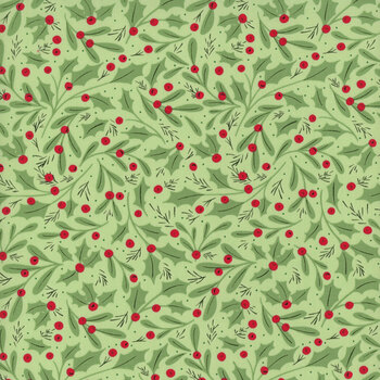 Merrily On High 43211-15 Evergreen by Sweetfire Road for Moda Fabrics, Image