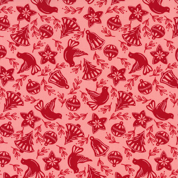 Merrily On High 43213-12 Blush by Sweetfire Road for Moda Fabrics, Image