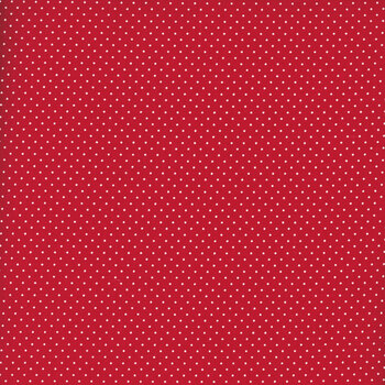Merrily On High 43216-13 Christmas Red by Sweetfire Road for Moda Fabrics, Image
