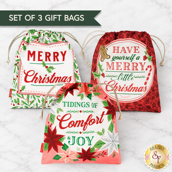  Merrily On High Gift Bags - Set of 3