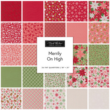 Merrily On High  24 FQ Set + Panel by Sweetfire Road for Moda Fabrics - RESERVE, Image