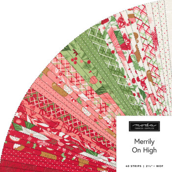 Merrily On High  Jelly Roll by Sweetfire Road for Moda Fabrics - RESERVE, Image