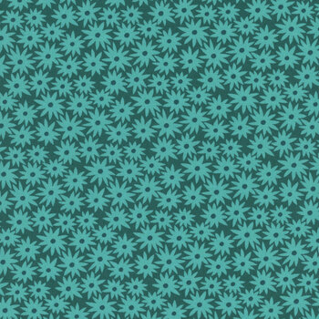 Scenery 51270-17 Dark Teal by Elizabeth Hartman for Moda Fabrics, Image