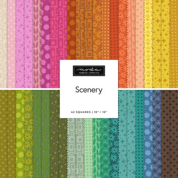 Scenery Layer Cake by Elizabeth Hartman for Moda Fabrics - RESERVE, Image
