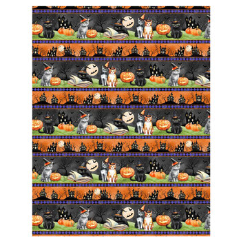 Spooky Tails 33930-897 Multi by Nancy Mink for Wilmington Prints, Image