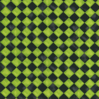 Spooky Tails 33937-779 Green by Nancy Mink for Wilmington Prints