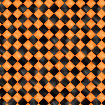 Spooky Tails 33937-889 Orange by Nancy Mink for Wilmington Prints, Image