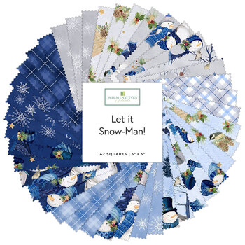 Let it Snow-Man!  5 Karat Crystals by Danielle Leone for Wilmington Prints, Image