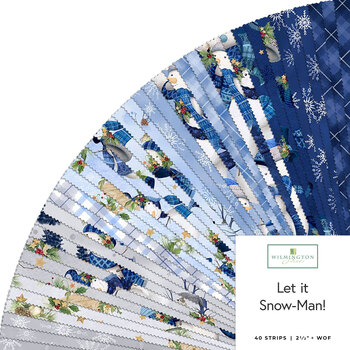 Let it Snow-Man!  40 Karat Crystals by Danielle Leone for Wilmington Prints, Image
