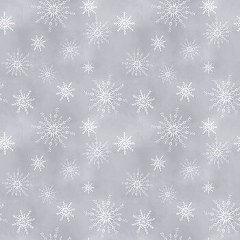 Let it Snow-Man! 27758-919 Gray by Danielle Leone for Wilmington Prints, Image